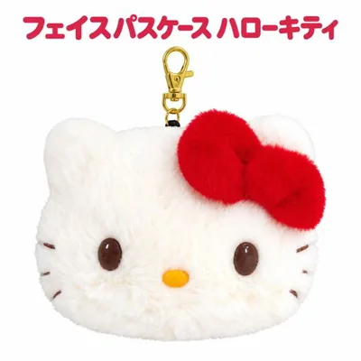 フェイスパスケース ハローキティ ナカジマコーポレーション サンリオ sanrio キティちゃん 人形 筆箱 雑貨 定期