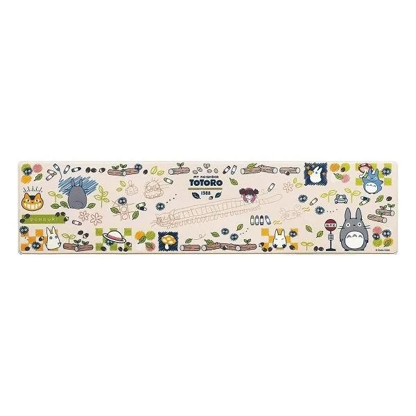 【即納】拭ける!お手入れ簡単なとなりのトトロのPVCロングマット 『お絵かき』 45×180cm センコー キッチンマット ジブリ