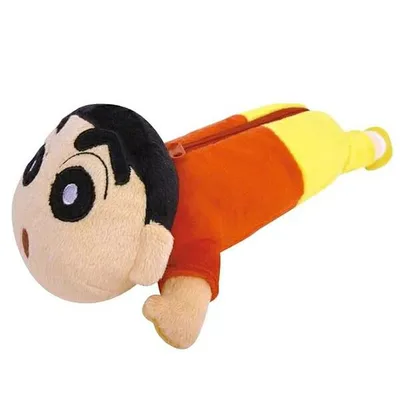 クレヨンしんちゃんダイカットペンポーチ しんちゃん ティーズファクトリー 筆箱 ペンケース 雑貨 ポーチ 小物 文具