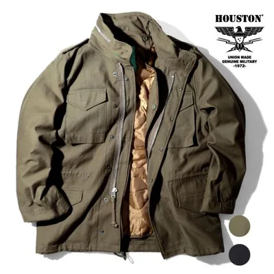 HOUSTON / ヒューストン 50815 M-65 JACKET with LINER / M-65 ジャケット ライナー付き -全2色-