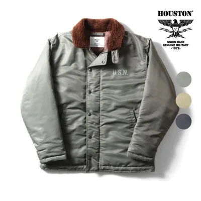 HOUSTON / ヒューストン 51459 NYLON N-1 DECK JACKET / ナイロンN-1デッキジャケット -全3色-