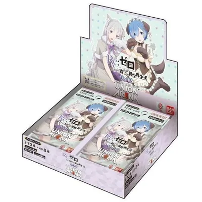 【10月30日発売予定】 UNION ARENA ユニオンアリーナ ユニアリ Re:ゼロから始める異世界生活 Vol.2 リゼロ ブースターパック EX17BT BOX 16パック 新品 未開封