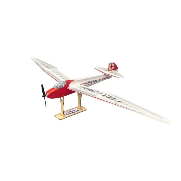 Minimumrc minimoa 700mm ラジコン キット 飛行機 サーボ モーター プロペラ 付属★ホビーショップ青空