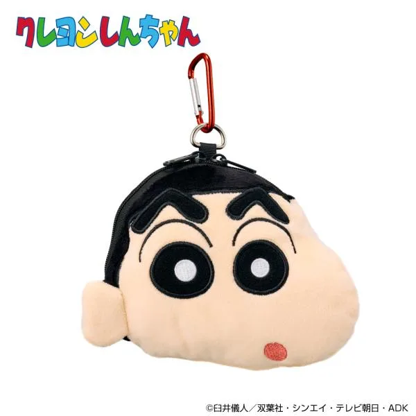 クレヨンしんちゃん ボールポーチ しんちゃん 2個用 ティー差し付き ゴルフ GOLF 野原家 キャラクター かわいい アニメ おもしろ ぬいぐるみ 公式ライセンス