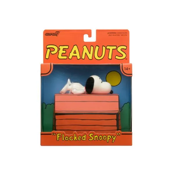 フィギュア スヌーピー / SUPER7 Peanuts ReAction Figures リアクションフィギア スヌーピー(Sleeping,Flocked)/ スーパー7 オブジェ