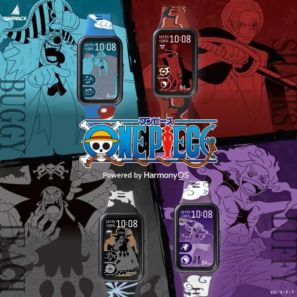 【歩数・心拍数・ストレス値でキャラ変化】ワンピース スマートウォッチ 新四皇バンド ルフィ/バギー/ティーチ/シャンクス 専属文字盤 覇王色 防水 IOS/Android