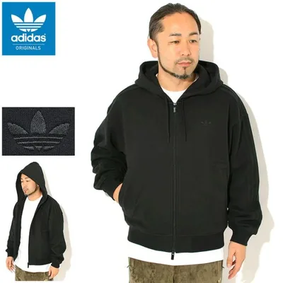 アディダス パーカー ジップアップ adidas メンズ オーバーサイズ フル ジップ フーディ オリジナルス ( Oversize Zip Hoodie Originals トップス LC8115 )