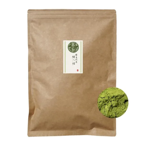 業務用サイズ 国産抹茶 「縁の結」500g 大袋タイプ 有機茶葉100% 日本茶 抹茶 緑茶 パウダー 粉末 メール便 送料無料