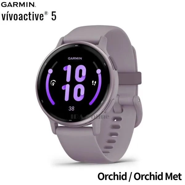 ガーミン vivoactive5 Orchid/Orchid Met GPS スマートウォッチ GARMIN 010-02862-43 AMOLED 睡眠計機能向上 BodyBattery機能向上 Music