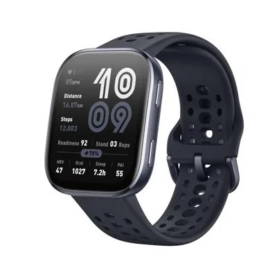 Amazfit Bip6 ブラック(SP170074-C01) 国内正規品 アマズフィット ビップ6 GPS搭載 AMOLED Zepp Flow搭載 着信通知 iPhone Android対応 スマートウォッチ