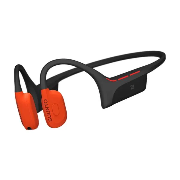 Suunto Wing 2 Coral Orange プレミアム骨伝導ヘッドホン SS051260000 スント ウィング 2 コーラルオレンジ IP66 防汗・防水 LEDライト ハンズフリー操作
