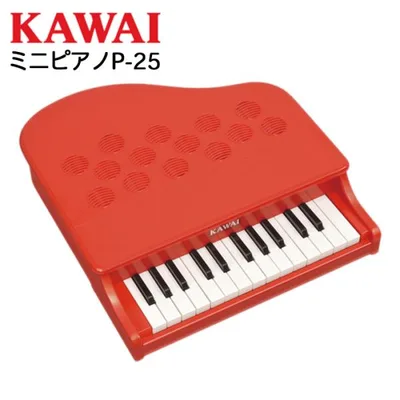 おもちゃピアノ ミニピアノ ポピーレッド 河合楽器 カワイ KAWAI 知育玩具 赤 日本製