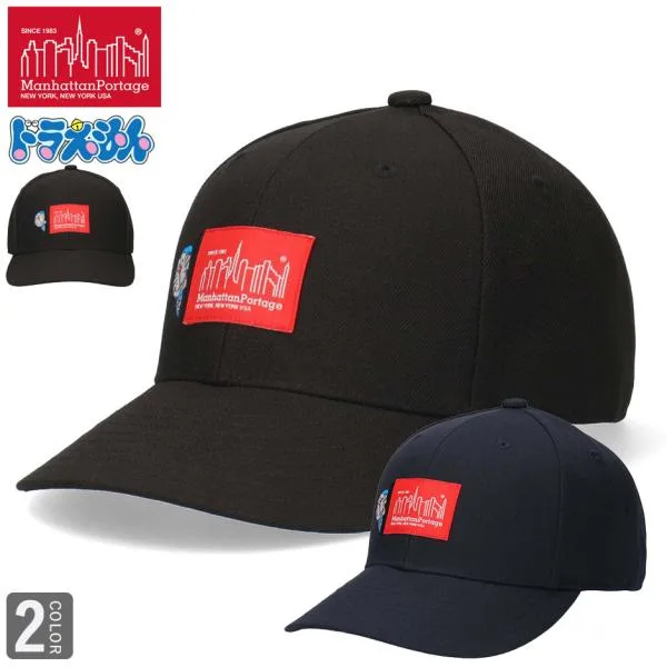 マンハッタンポーテージ ドラえもん コラボ ツイル キャップ 帽子 ブランド マンハッタン コラボレーション ロゴ ドラえもんキャップ MANHATTAN PORTAGE