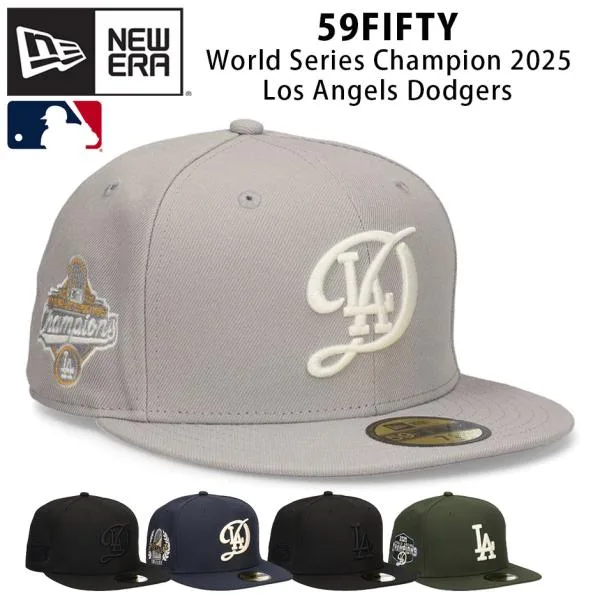 ニューエラ 59FIFTY ワールドシリーズ チャンピオン 2025 シティコネクト ロサンゼルス ドジャース キャップ NEW ERA LA ドジャースキャップ 帽子 5950 ブランド