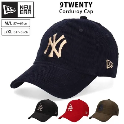 ニューエラ 9TWENTY コーデュロイ キャップ NEW ERA 920 シンプル 大人 MLB メンズ レディース ブランド キャンプ ジム 新作 人気 おしゃれ