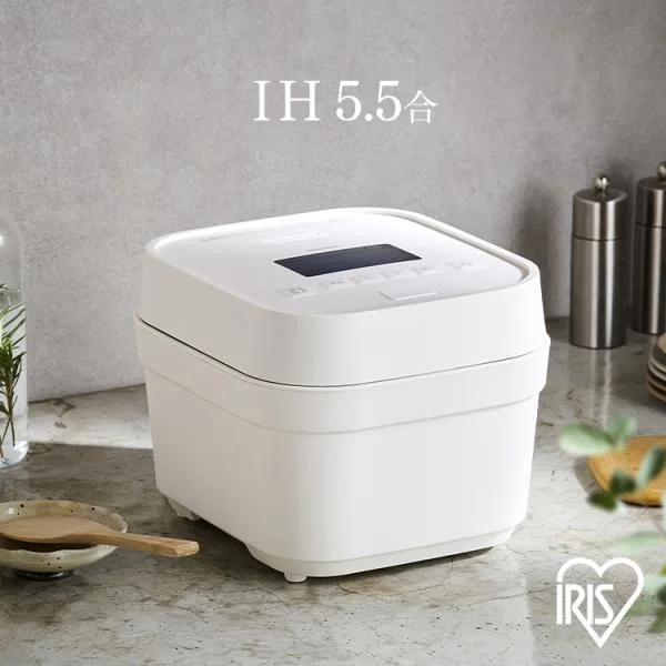 IHジャー炊飯器 5.5合 RC-IGA50-W ホワイト アイリスオーヤマ