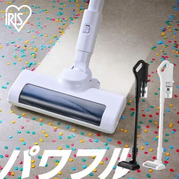 掃除機 ハンディクリーナー コードレス サイクロン式 強力吸引 スティック掃除機 スティッククリーナー 充電式 アイリスオーヤマ SCD-185P【HP】