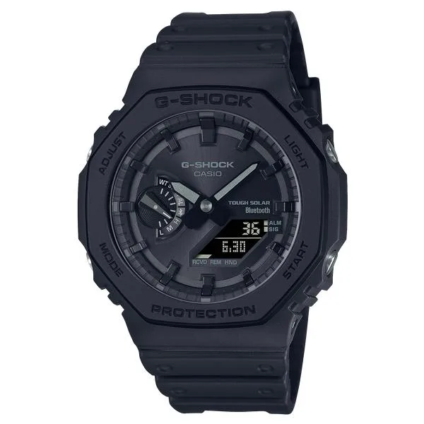 ソーラー G-SHOCK Gショック スマートフォンリンク カシオ CASIO アナデジ 腕時計 オールブラック GA-B2100-1A1 逆輸入海外モデル