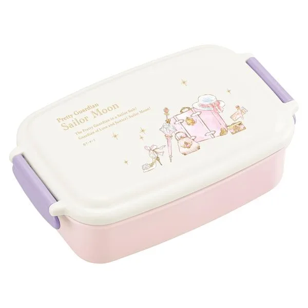 弁当箱 1段 500ml ランチボックス 仕切付き 美少女戦士セーラームーン ( セーラームーン お弁当箱 レンジ対応 食洗機対応 1段 角型 子供 日本製 )