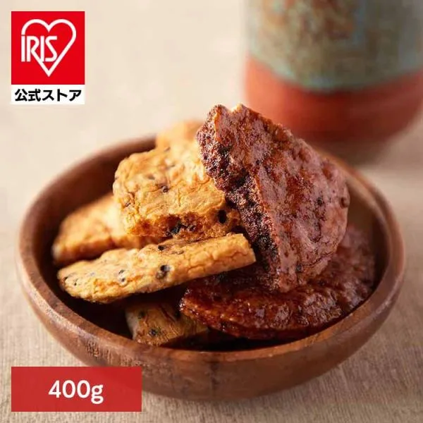 せんべい 割れせん 老舗 和菓子 米菓 醤油 煎餅 お徳用 大容量 (無選別)割れ醤油煎餅3種 400g SM00010398 カネフク製菓