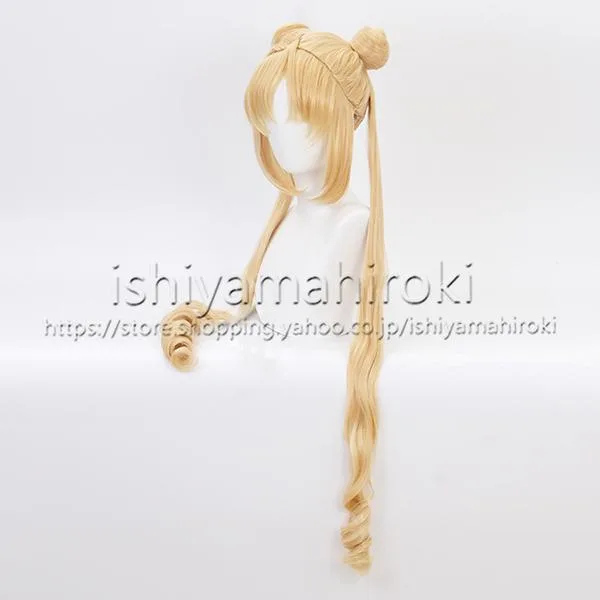 美少女戦士セーラームーン 風 月野うさぎ セーラームーン(Sailor Moon) コスプレウィッグ かつら WIG 高温 耐熱 アニメ イベント 祭り