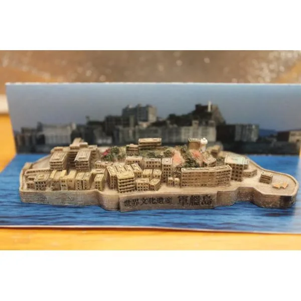 世界遺産 「軍艦島」 1/4000スケール ジオラマ