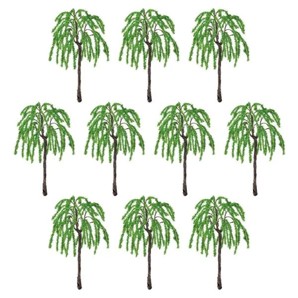 Diorama Model Tree Willow 1/150 Set of 10 Artec 58582 Miniature DIY Arts Craft Hobby