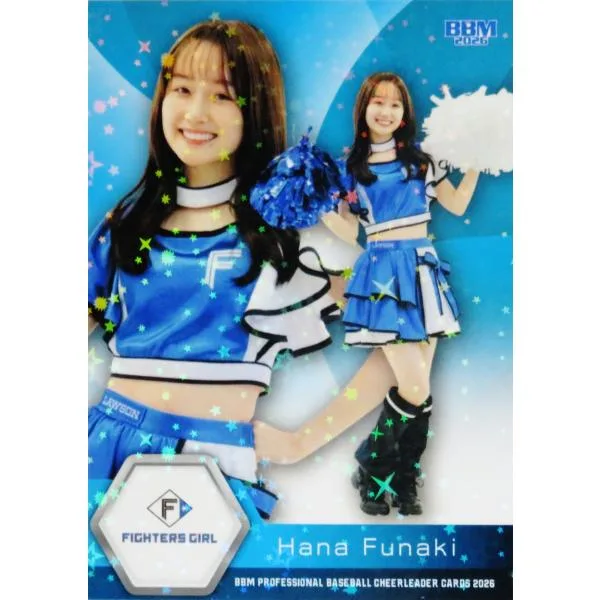 F21 【船木花菜 (日本ハム/ファイターズガール)】BBM プロ野球チアリーダーカード2026 DANCING HEROINE レギュラーパラレル