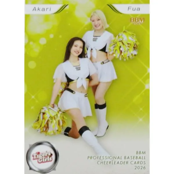 SP12 【Fua&Akari (阪神/TigersGirls)】BBM プロ野球チアリーダーカード2026 DANCING HEROINE インサート