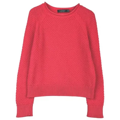 古着 ラルフローレン Ralph Lauren LAUREN ローレン ロールネック コットンニットセーター レディースS相当 /eaa401606