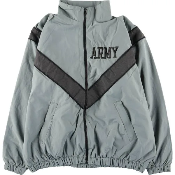 古着 00年代 米軍実品 U.S.ARMY IPFU トレーニングジャケット ナイロンジャケット USA製 LARGE-REGULAR メンズL相当 /eaa495133