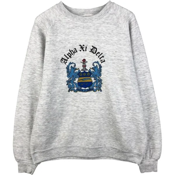 古着 90年代 ジャージーズ Jerzees 3連プリント カレッジスウェットシャツ トレーナー USA製 メンズL相当 ヴィンテージ /eaa592644 【SS2603_10】