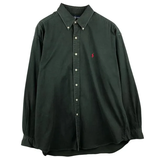 古着 ラルフローレン Ralph Lauren BLAIRE 長袖 ボタンダウンシャツ メンズXL相当 /eaa608028