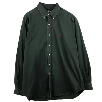 古着 ラルフローレン Ralph Lauren BLAIRE 長袖 ボタンダウンシャツ メンズXL相当 /eaa608028