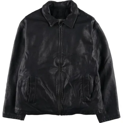 古着 ドッカーズ DOCKERS RECODE スイングトップタイプ 中綿入り レザーブルゾン メンズXL相当 /eaa610303