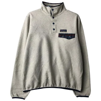 古着 パタゴニア Patagonia ライトウェイトシンチラスナップT 25455FA18 ハーフスナップ フリースプルオーバー レディースS相当 /eaa612815