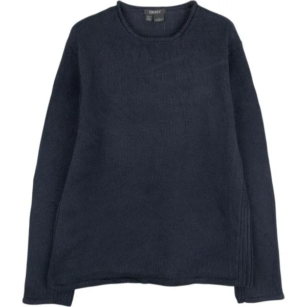 古着 ダナキャランニューヨーク DKNY ロールネック コットンニットセーター メンズL相当 /eaa627554