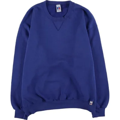 古着 90年代 ラッセル Russell ATHLETIC 無地 ブランクスウェットシャツ トレーナー メンズXL相当 ヴィンテージ /eaa627934