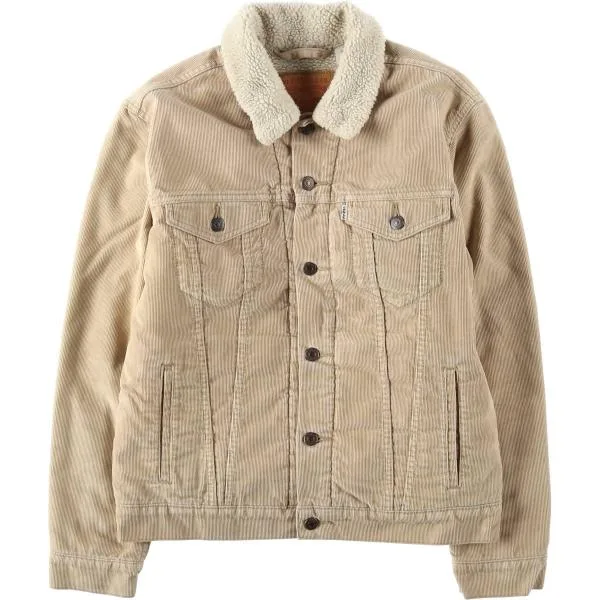 古着 リーバイス Levi's トラッカージャケット コーデュロイボアジャケット メンズM相当 /eaa633232