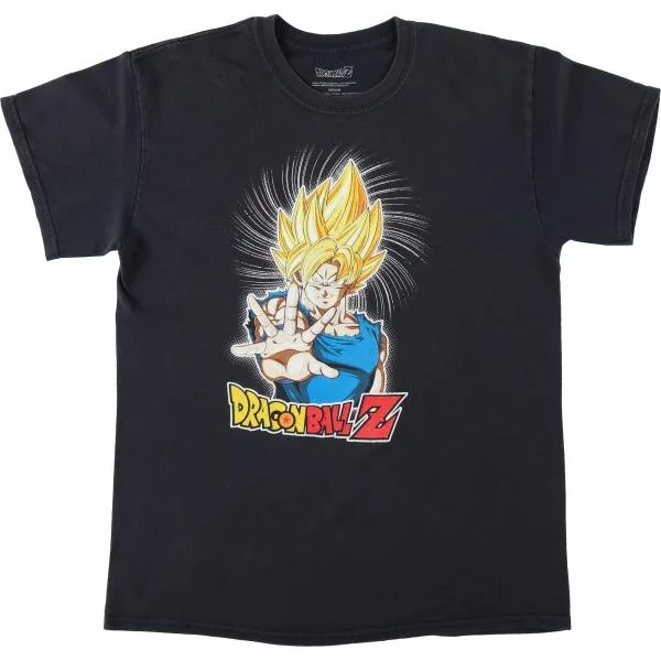 古着 DRAGONBALL Z ドラゴンボールZ 孫悟空 アニメ キャラクタープリントTシャツ メンズM相当 /eaa640141