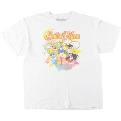 古着 SAILOR MOON 美少女戦士セーラームーン アニメ キャラクタープリントTシャツ メンズXL相当 /eaa641872