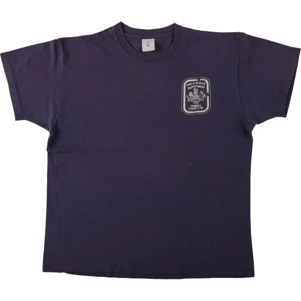 古着 デルタ DELTA プリントTシャツ USA製 メンズL相当 /eaa642261