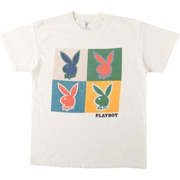 古着 PLAYBOY プリントTシャツ メンズM相当 /eaa642268