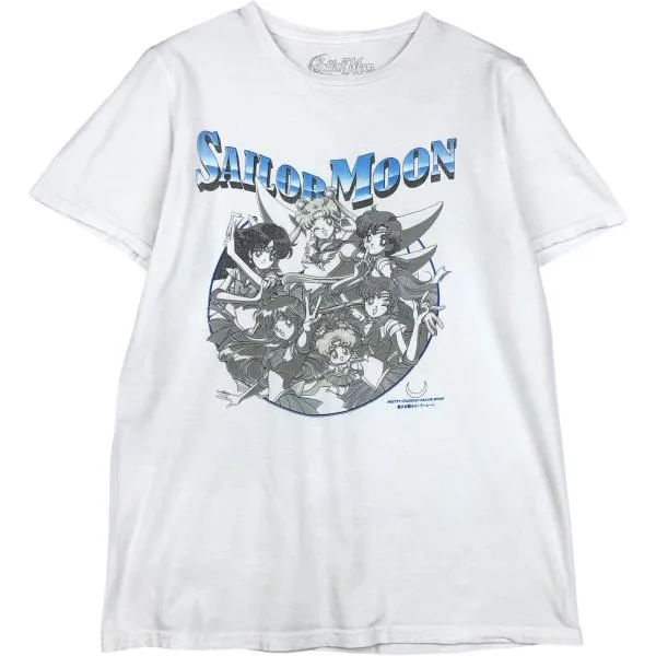 古着 Sailor Moon セーラームーン アニメ キャラクタープリントTシャツ メンズM相当 /eaa647612