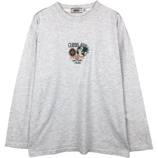 古着 90年代 ゲス Guess ロングTシャツ ロンT メンズL相当 ヴィンテージ /eaa649014