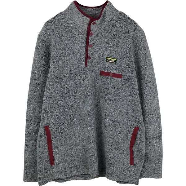 古着 90~00年代 エルエルビーン L.L.Bean ハーフスナップ フリースプルオーバー メンズXL相当 /eaa655198