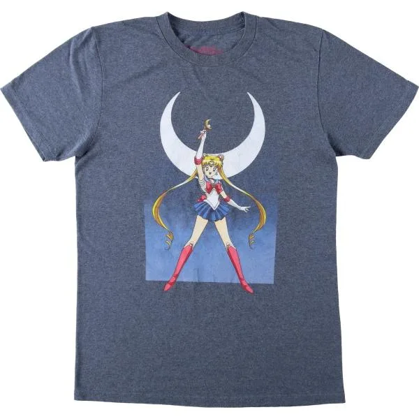 古着 SAILOR MOON セーラームーン 月野うさぎ アニメ キャラクタープリントTシャツ メンズS相当 /eaa656940