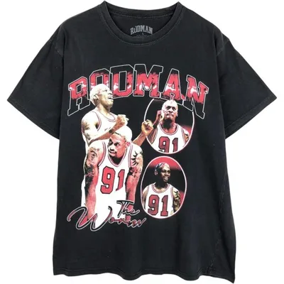 古着 Dennis Keith Rodman デニス ロッドマン スポーツプリントTシャツ USA製 メンズL相当 /eaa657384