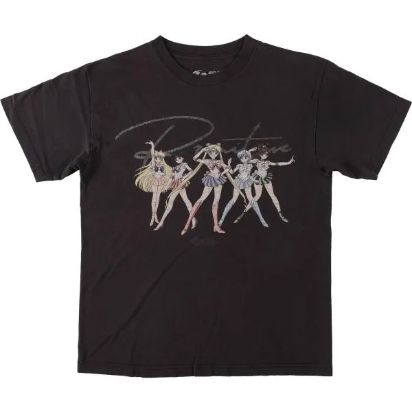 古着 Sailor Moon セーラームーン アニメ キャラクタープリントTシャツ メンズM相当 /eaa657834
