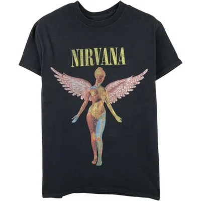 古着 NIRVANA ニルヴァーナ バンドTシャツ バンT メンズS相当 /eaa658892